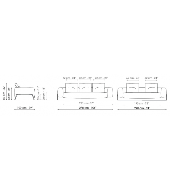 Boolean Bonaldo Sofa