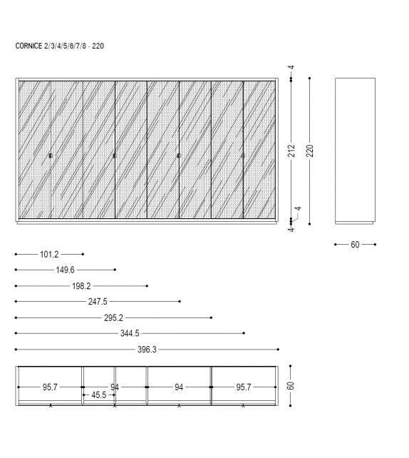 Cornice Riva 1920 Armario