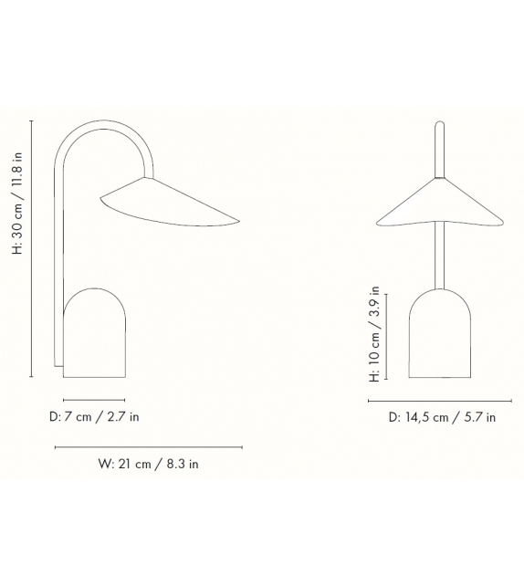 Arum Ferm Living Portable Lamp