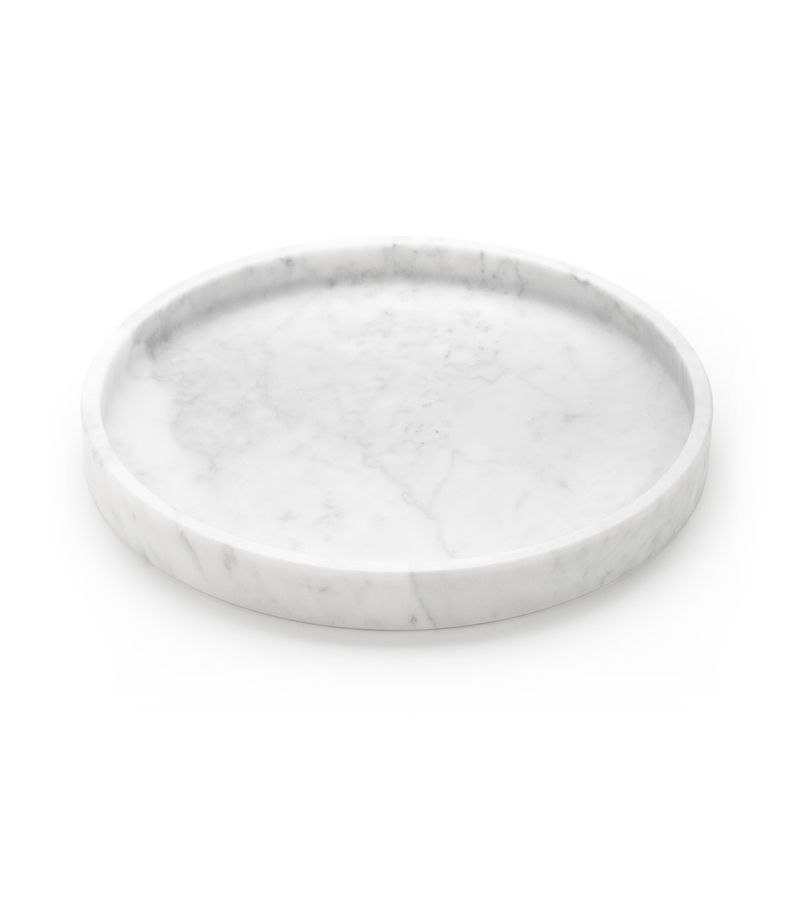 I've Got You Covered - Round Container in Carrara Marble MarmoLove