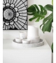 I've Got You Covered - Round Container in Carrara Marble MarmoLove