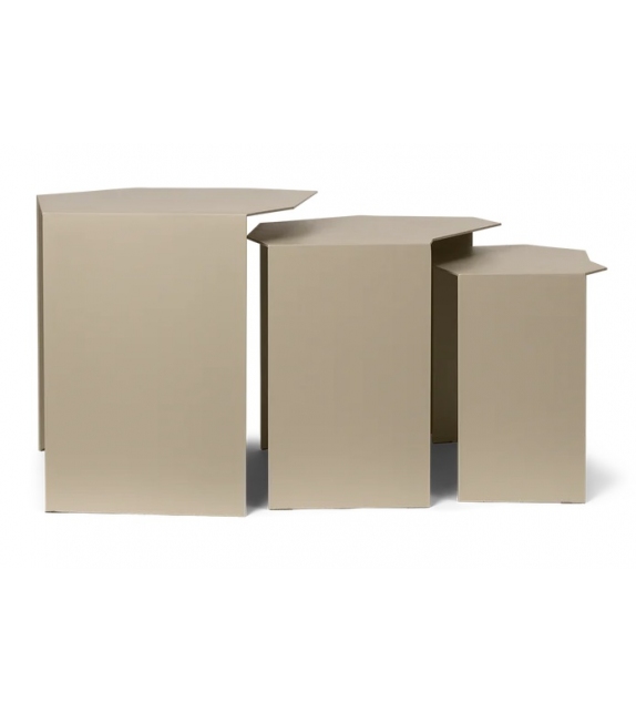 Shard Cluster Tables Ferm Living Set di 3 Tavolini