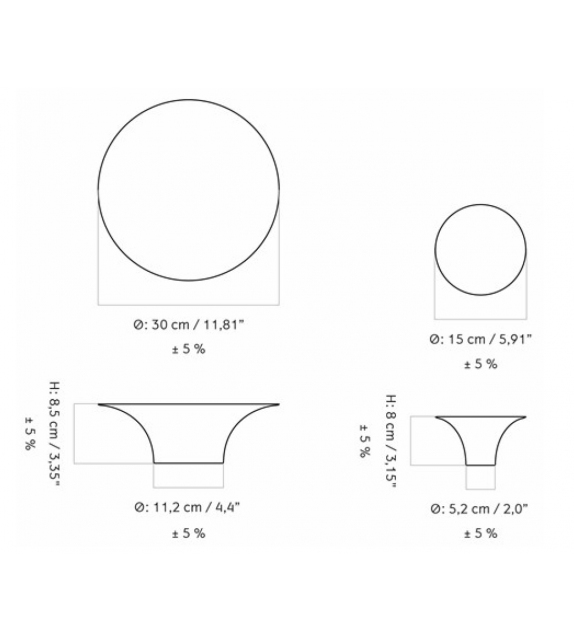 Triptych Menu Bowl