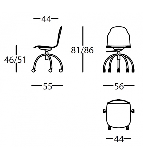 Body Sancal Chair with Castors