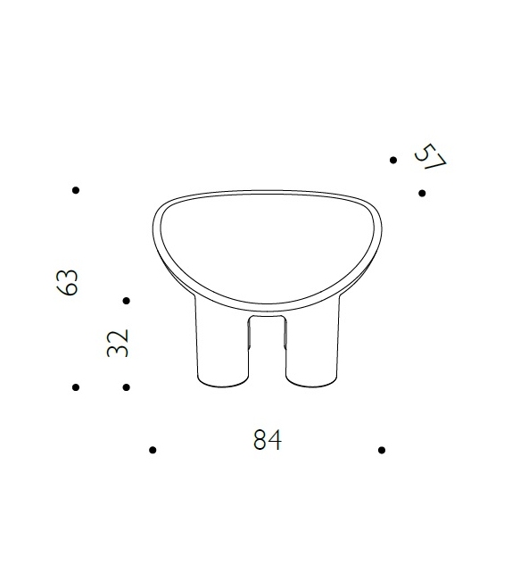 Prêt pour l'expédition - Roly Poly Driade Fauteuil