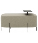 Elephant Sancal Pouf avec Plateau