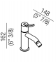 Fez Agape Single Hole Bidet Tap