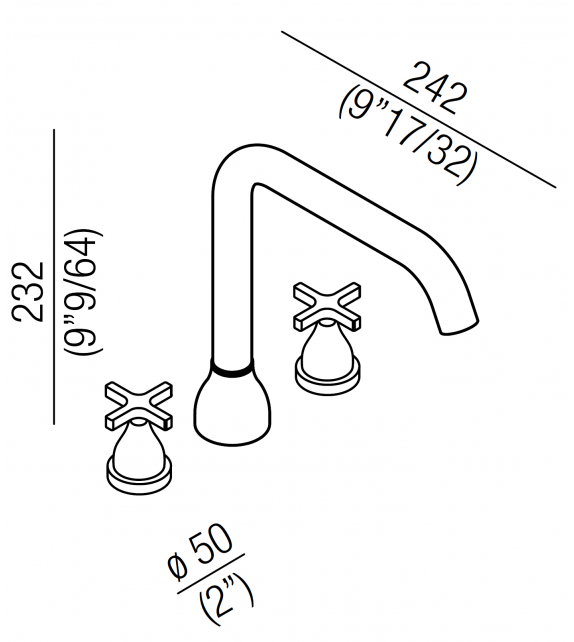 Memory Agape Washbasin Three Holes