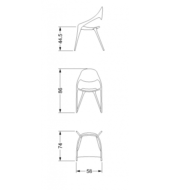 Shell Chair Reflex Angelo