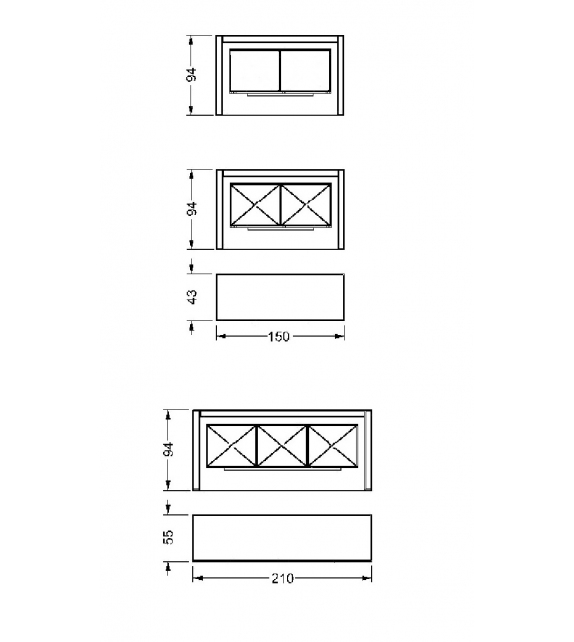 Avantgarde Sideboard Reflex Angelo