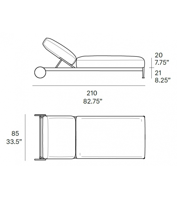 Chaise Longue Expormim Obi