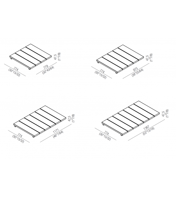 Petra Agape Slatted Shower Tray