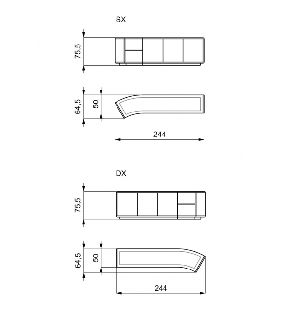 Space Credenza Reflex Angelo