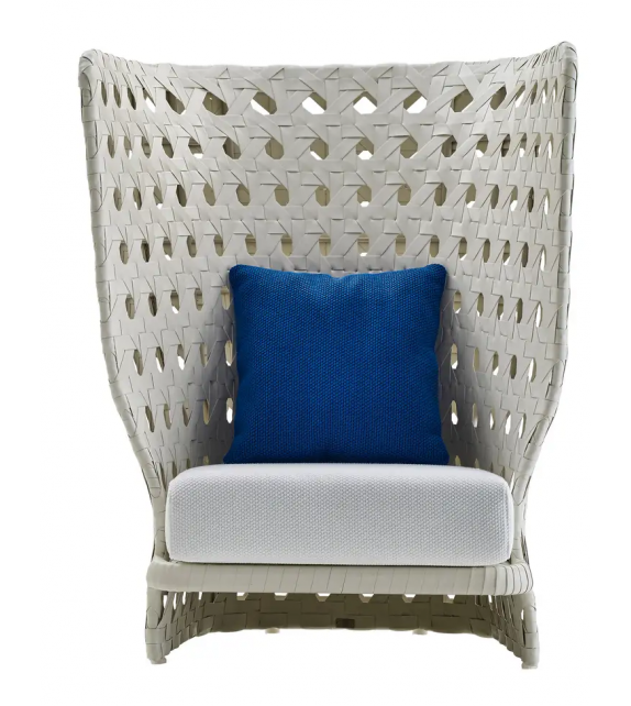 Canasta B&B Italia Outdoor Armchair With High Back