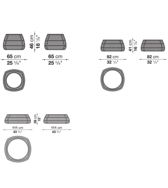 Canasta ’13 B&B Italia Outdoor Table D'appoint