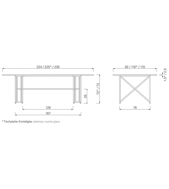 Double X ClassiCon Table