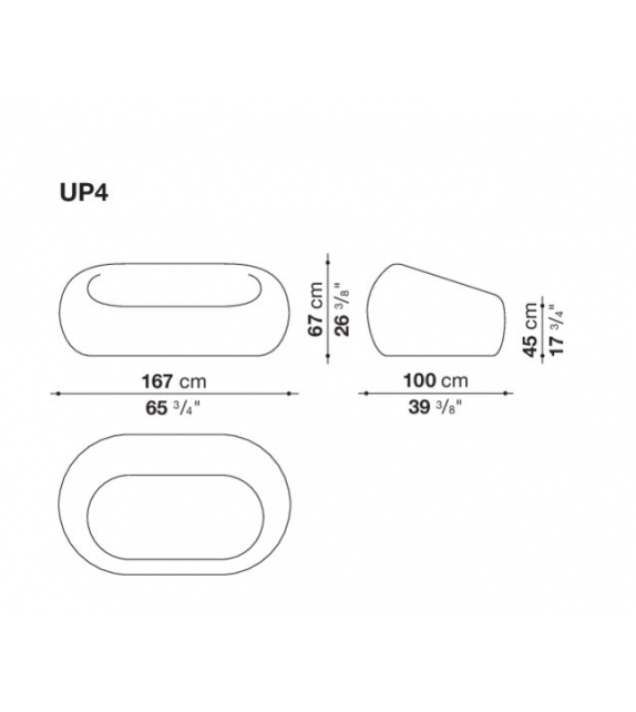 Serie Up 2000 B&B Italia Sofa