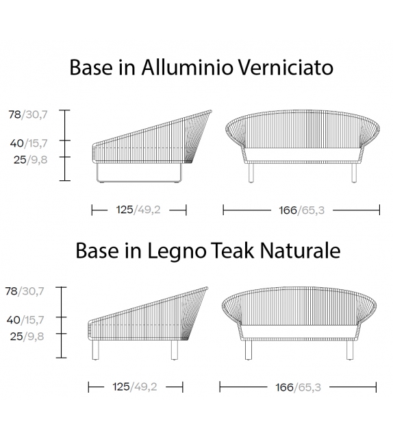 Bitta Kettal Divano 3 Posti