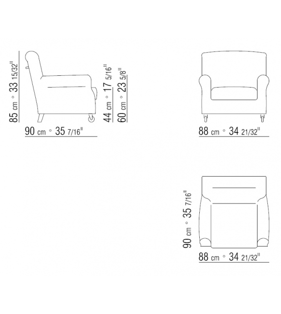 Nonnamaria Flexform Armchair