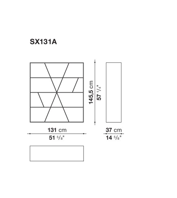 Shelf X Bookcase B&B Italia