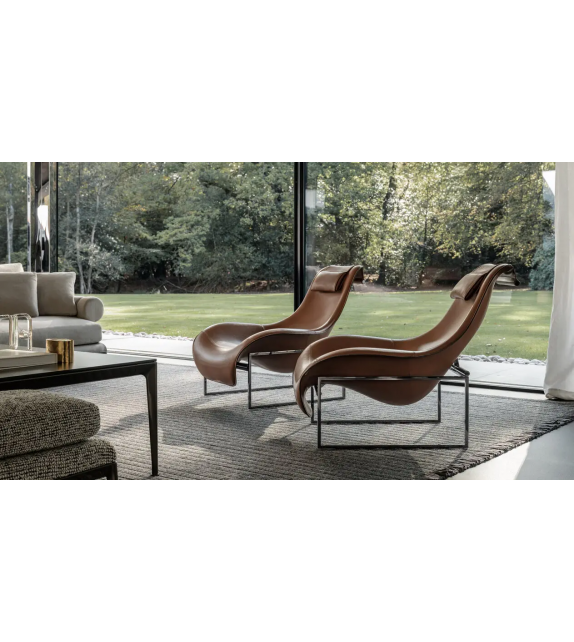 Mart B&B Italia Armchair With Balancing Movement