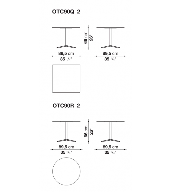 Cosmos B&B Italia Outdoor Beistelltisch