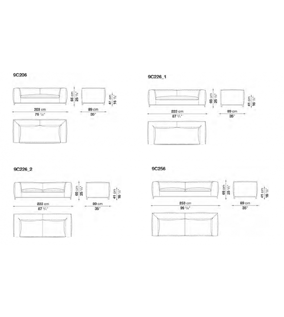 Michel Club B&B Italia Sofa