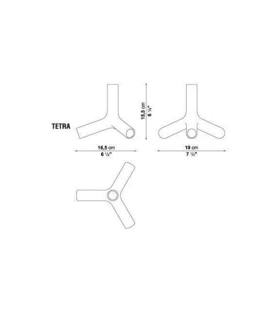 Tetra Candle Holder B&B Italia