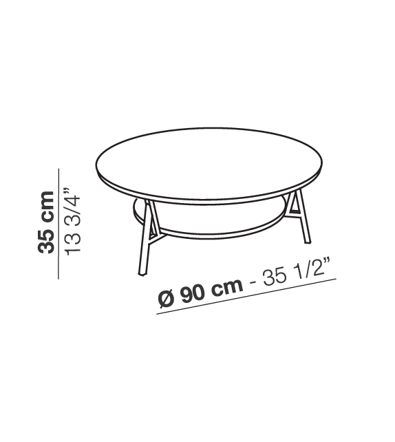 Cradle Arflex Coffee Table