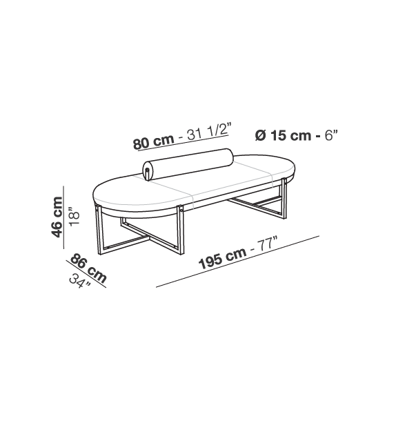 Sigmund Arflex Bench