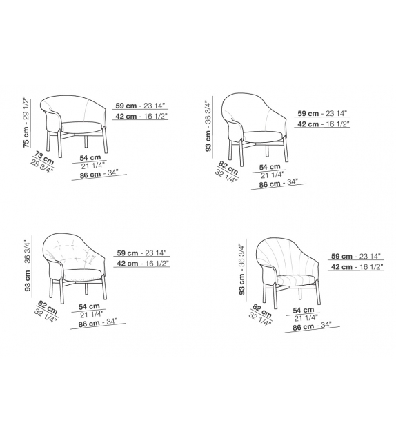 Gloria Arflex Fauteuil