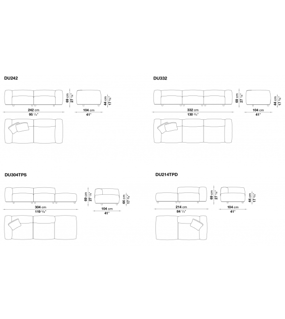 Dambodue B&B Italia Sofa