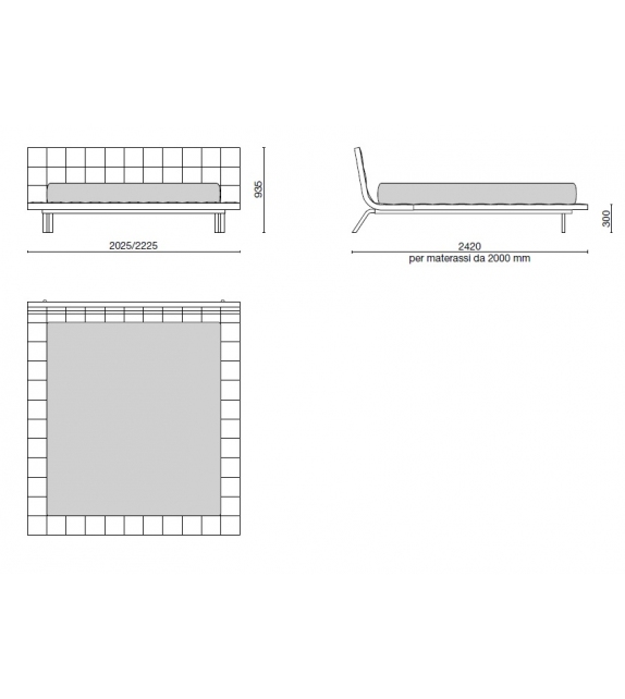 Onda Bed Poliform