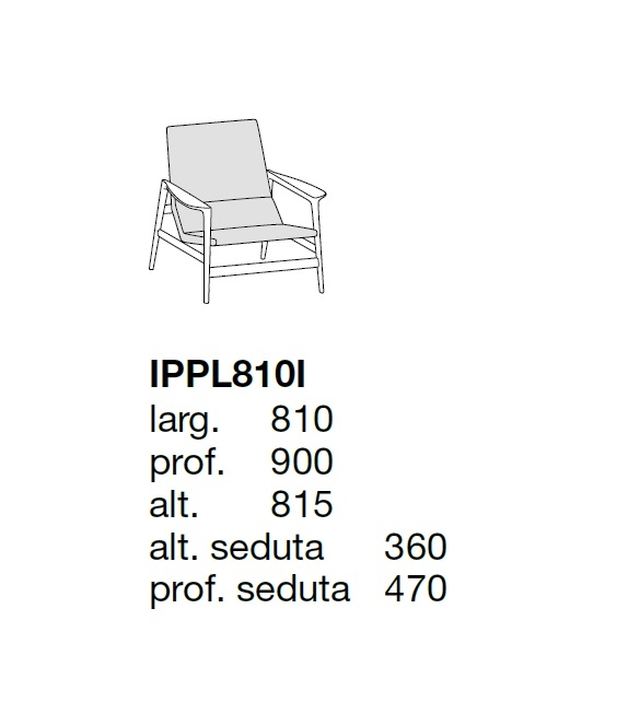 Ipanema Armchair Poliform