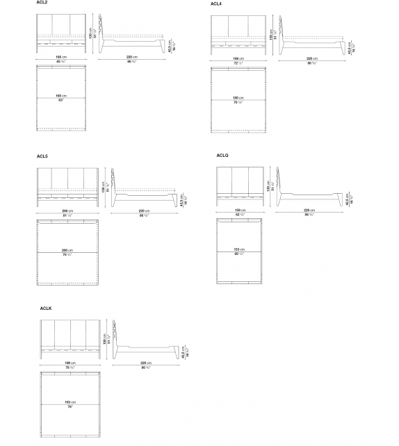 Talamo Bed Maxalto