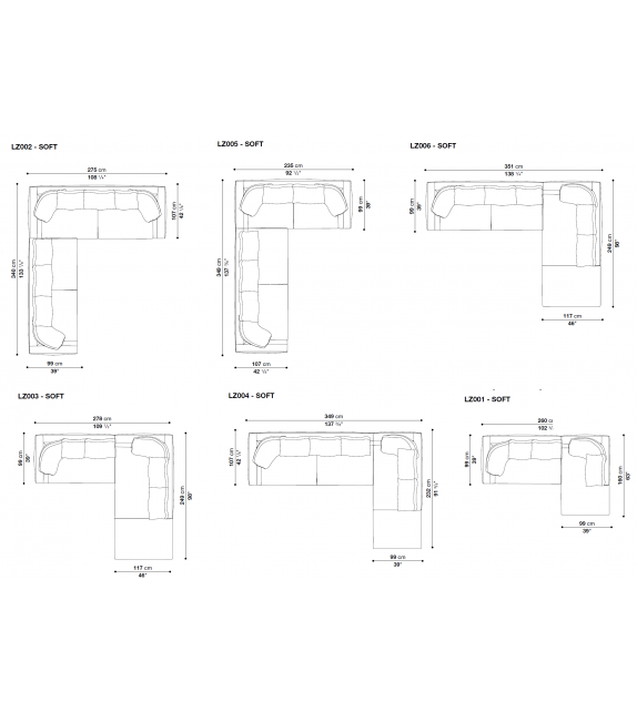 Lucrezia Soft Maxalto Sofa