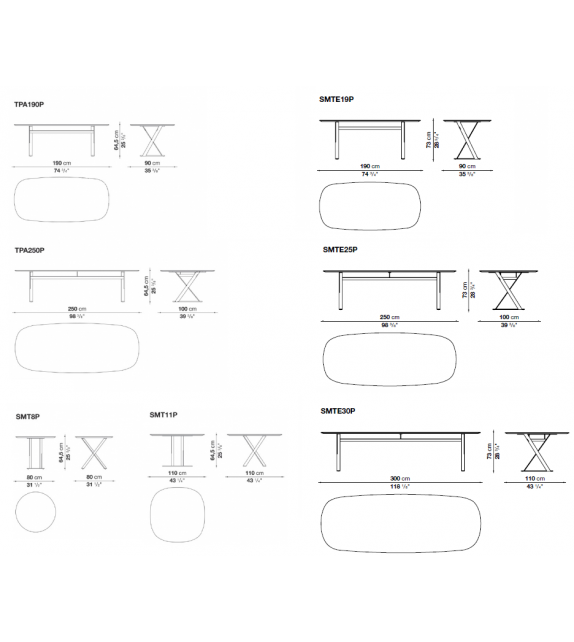 Pathos Maxalto Table avec Plateau en Marbre