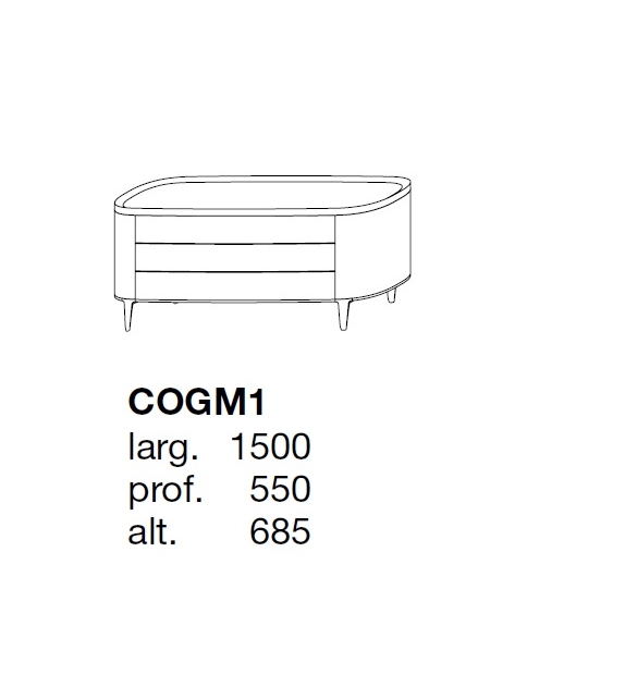 Gentleman Poliform Chest of Drawers