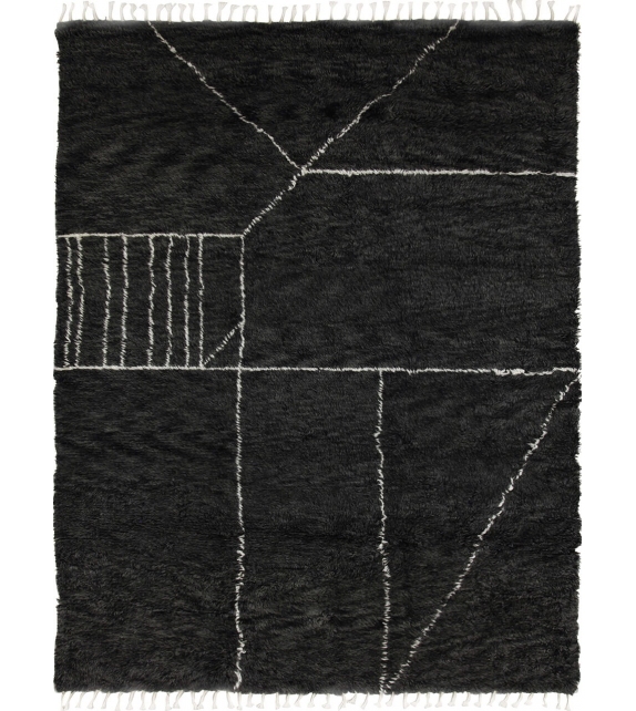 Nomadic Charcoal-Ivory Amini Alfombra