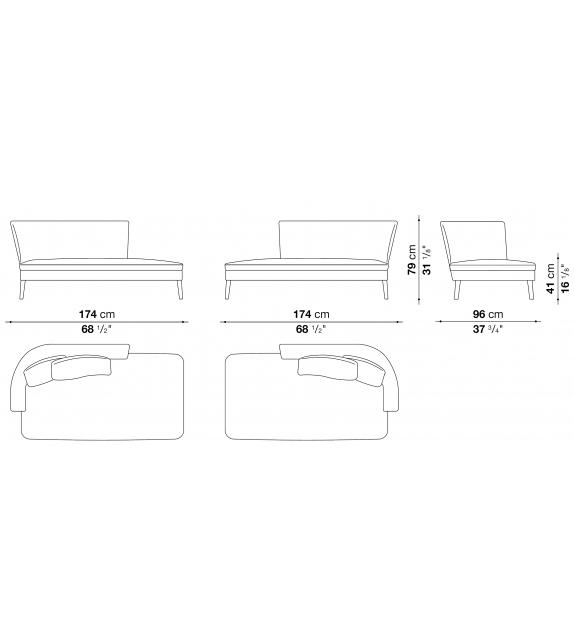 Febo Maxalto Fauteuil