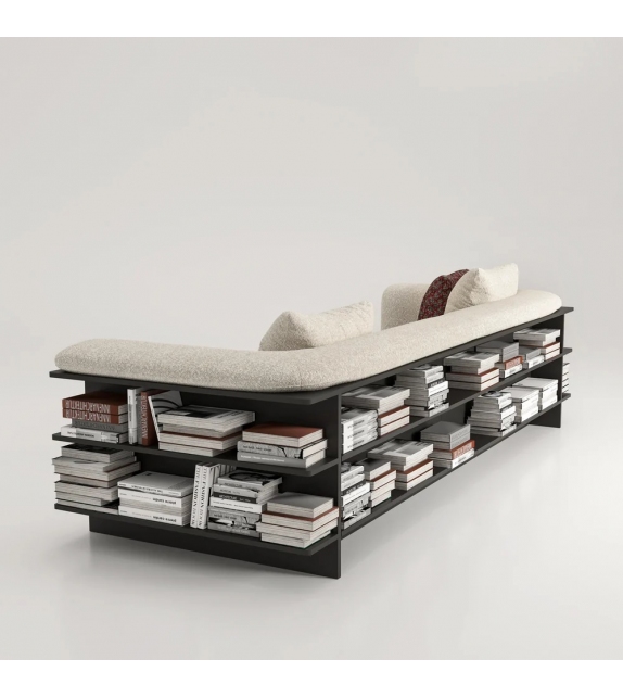 Saint-Germain Karl Lagerfeld Maison Sofa with Back Bookcase