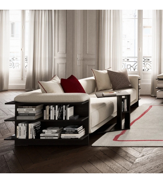 Saint-Germain Karl Lagerfeld Maison Sofa with Back Bookcase