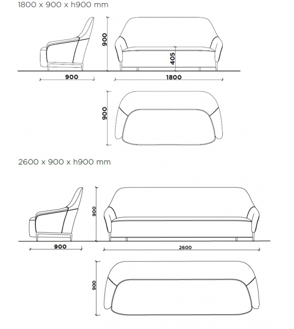 Saint-Guillaume Karl Lagerfeld Maison Sofa