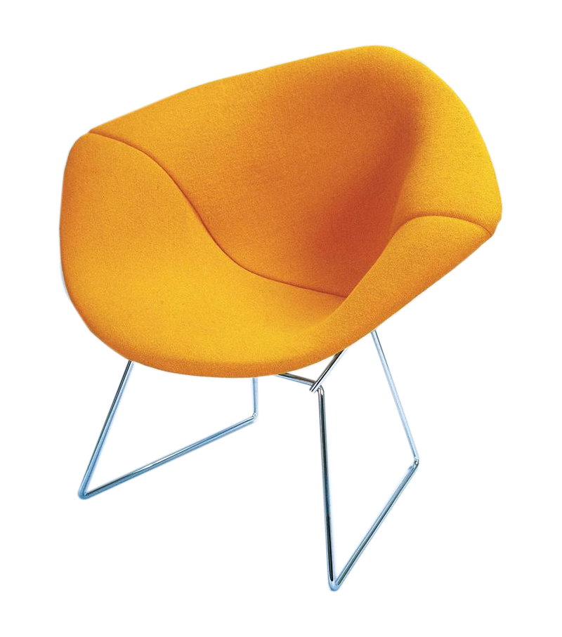 Bertoia poltroncina interamente rivestita