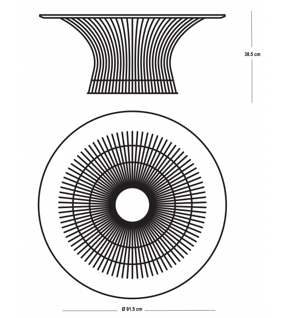 Platner Mesita Baja Knoll