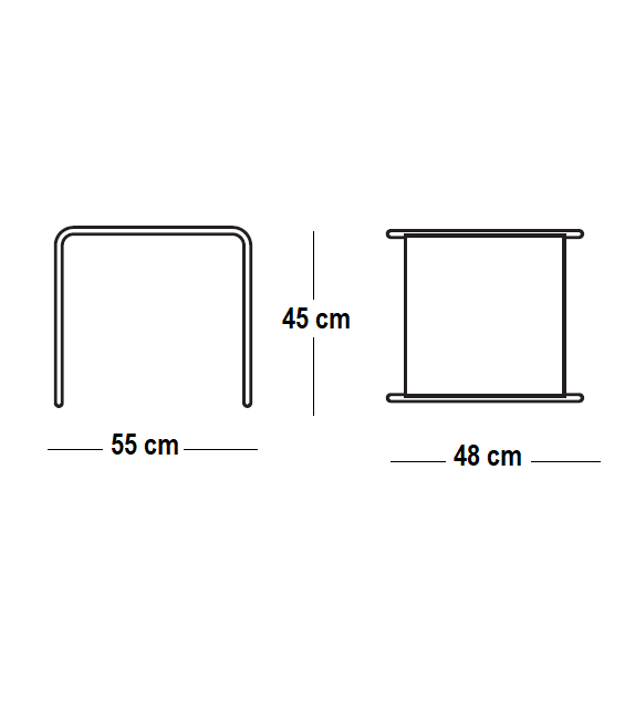 Laccio Side Table Knoll