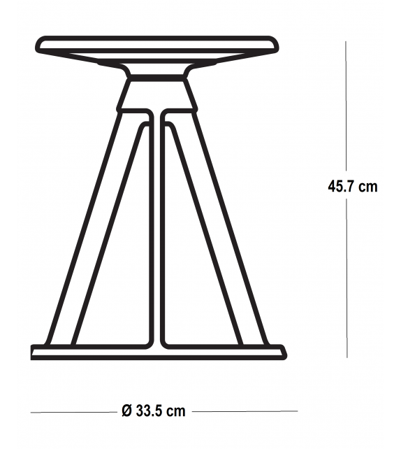 Piton™ Indoor Feste Höhe Hocker Knoll