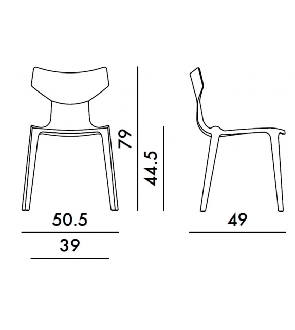 Pronta consegna - Re-Chair Kartell Sedia