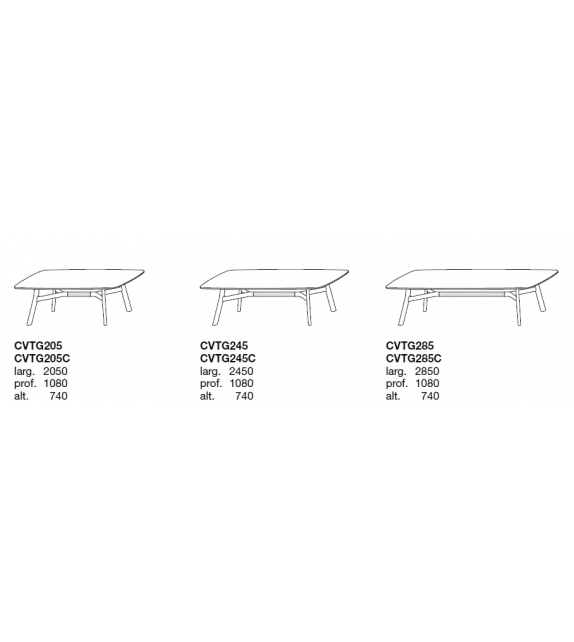 Curve Poliform Table