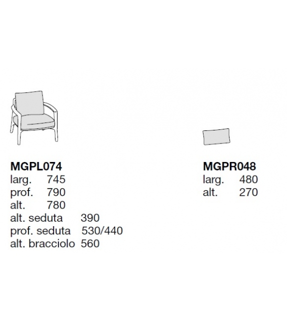 Magnolia Poliform Sessel